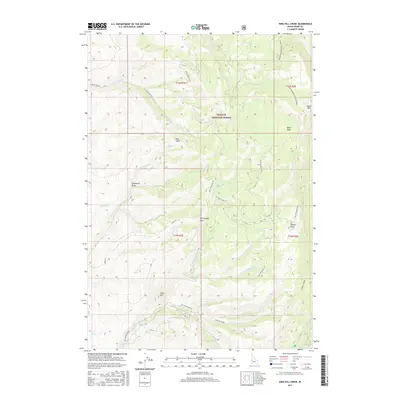 2017 Map of King Hill Creek, 2017 Print