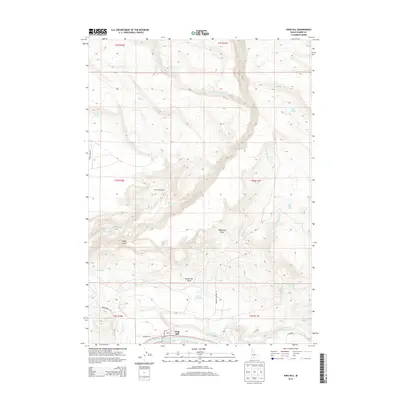 2013 Map of King Hill, 2013 Print