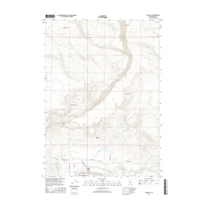 2017 Map of King Hill, 2017 Print