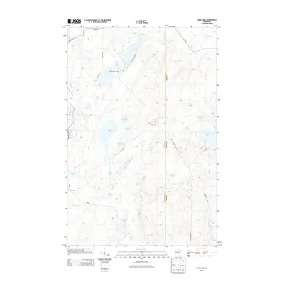 2013 Map of King Lake, 2013 Print