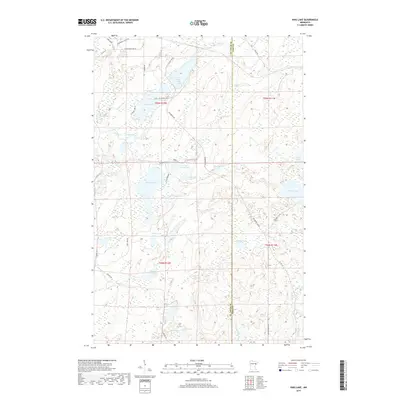 2019 Map of King Lake, 2019 Print