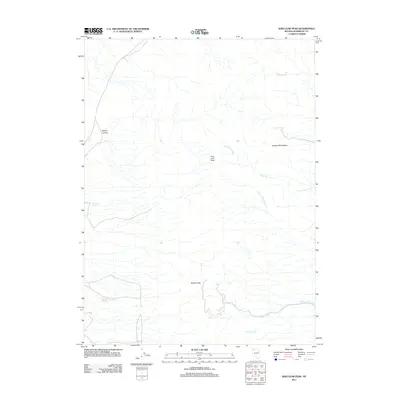 2011 Map of King Lear Peak, 2011 Print