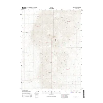 2015 Map of King Lear Peak, 2015 Print