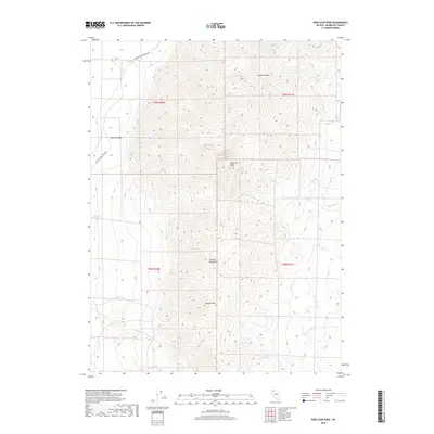2018 Map of King Lear Peak, 2018 Print