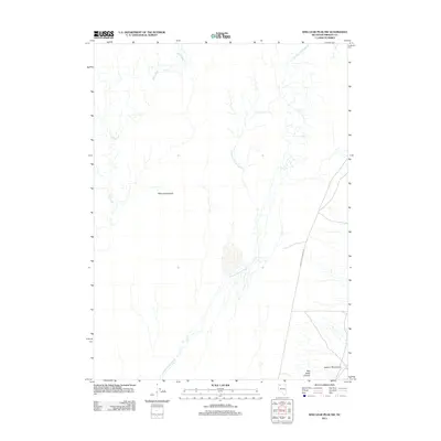 2011 Map of King Lear Peak NW, 2011 Print
