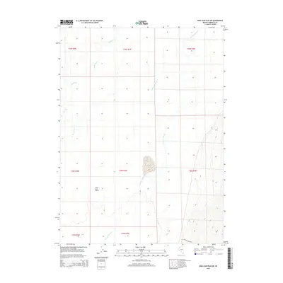 2015 Map of King Lear Peak NW, 2015 Print