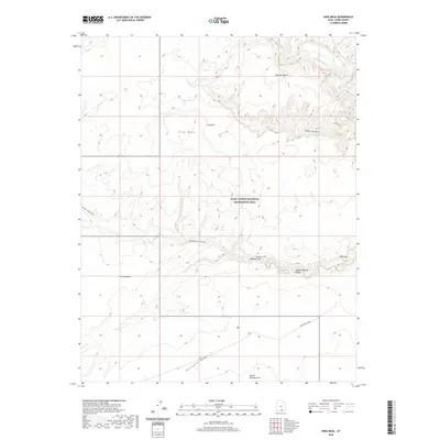 2020 Map of King Mesa, 2020 Print