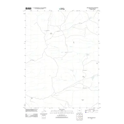 2012 Map of King Mountain, 2012 Print