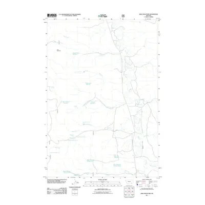 2011 Map of King Mountain, 2011 Print