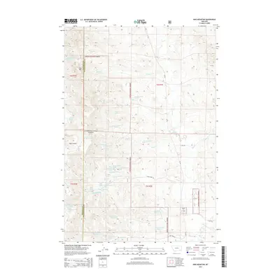 2014 Map of King Mountain, 2014 Print