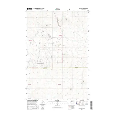 2014 Map of King Mountain, 2014 Print