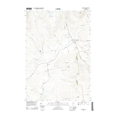 2014 Map of Kingfield, 2014 Print