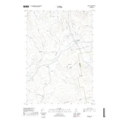 2018 Map of Kingfield, 2018 Print