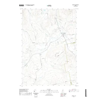 2021 Map of Kingfield, 2021 Print