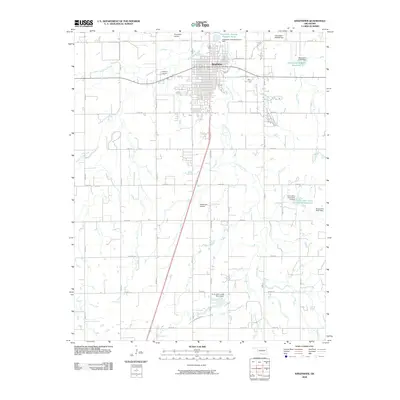 2009 Map of Kingfisher, 2009 Print