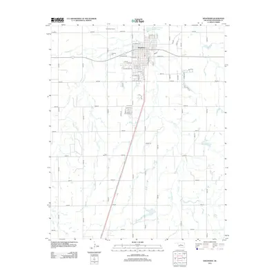 2012 Map of Kingfisher, 2012 Print