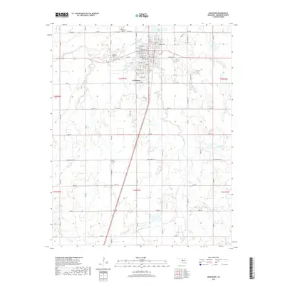 2018 Map of Kingfisher, 2018 Print