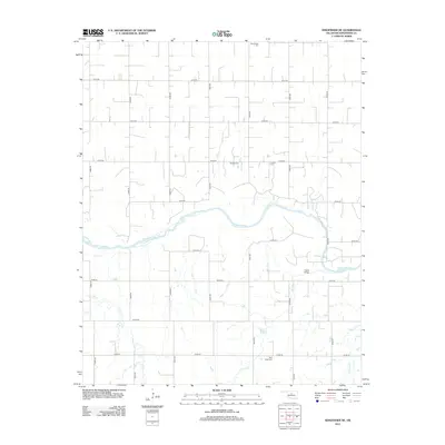 2012 Map of Kingfisher NE, 2012 Print