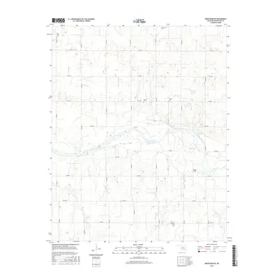 2016 Map of Kingfisher NE, 2016 Print