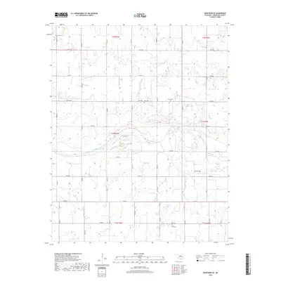 2018 Map of Kingfisher NE, 2018 Print