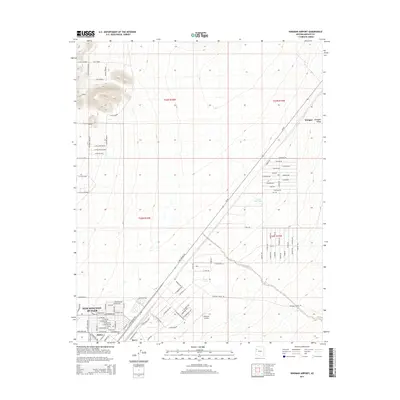 2014 Map of Kingman Airport, 2014 Print