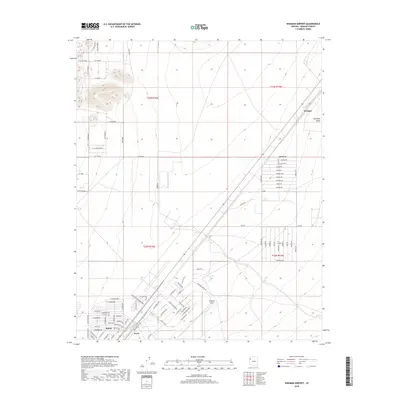 2018 Map of Kingman Airport, 2018 Print