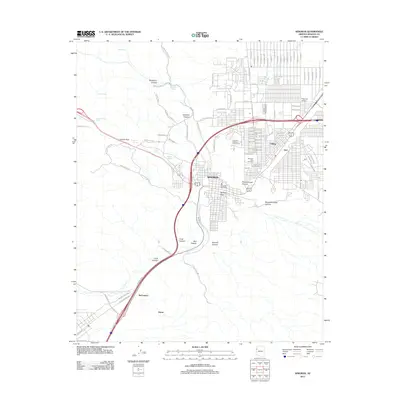 2011 Map of Kingman, 2011 Print