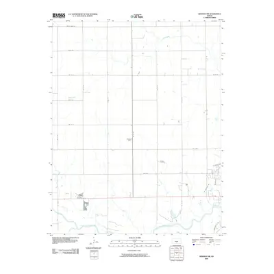 2009 Map of Kingman NW, 2009 Print