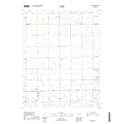 2018 Map of Kingman NW, 2018 Print