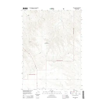 2014 Map of Kings Canyon, 2014 Print