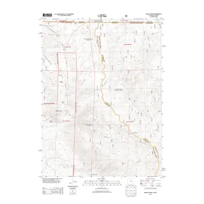 2013 Map of Kings Canyon, 2013 Print
