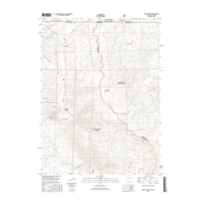2016 Map of Kings Canyon, 2016 Print