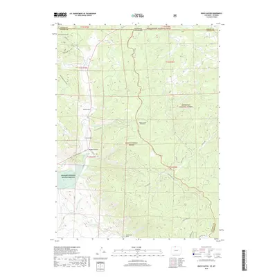2019 Map of Kings Canyon, 2019 Print