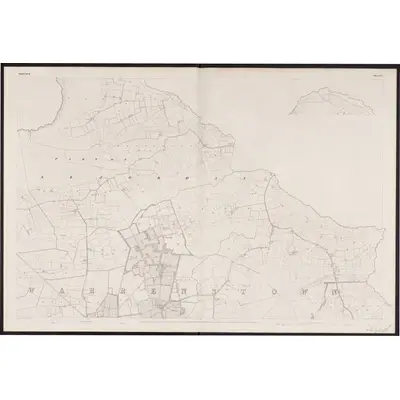 1838 Map of Kings County - Sheet 4 [with inset 4A and extension 4B], 1862 Print
