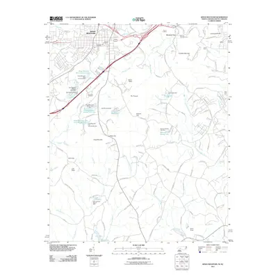 2011 Map of Kings Mountain, 2011 Print