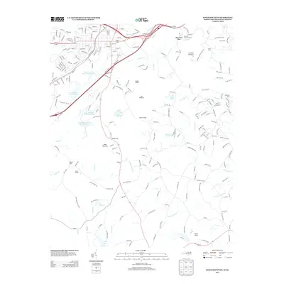 2013 Map of Kings Mountain, 2013 Print