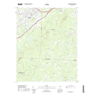 2019 Map of Kings Mountain, 2019 Print