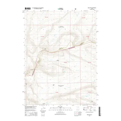2014 Map of Kings Peak, 2014 Print