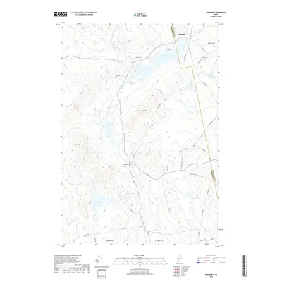 2018 Map of Kingsbury, 2018 Print