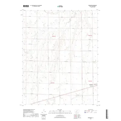 2018 Map of Kingsdown, 2018 Print