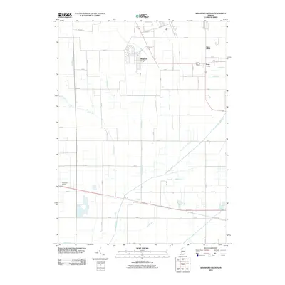 2010 Map of Kingsford Heights, 2010 Print