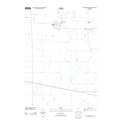 2013 Map of Kingsford Heights, 2013 Print