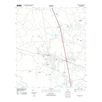 2011 Map of Kingsland, 2011 Print