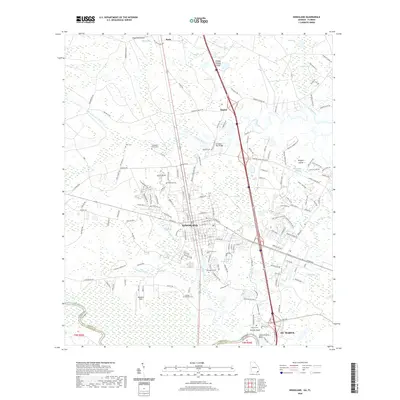 2020 Map of Kingsland, 2020 Print