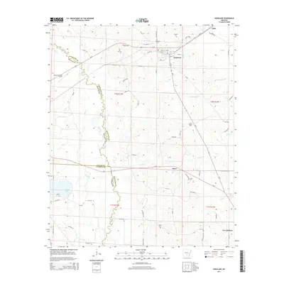 2014 Map of Kingsland, 2014 Print