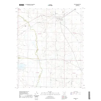 2020 Map of Kingsland, 2020 Print