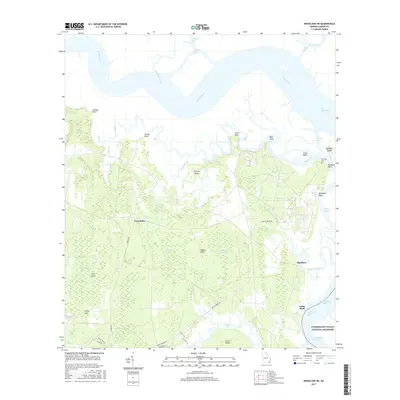 2017 Map of Kingsland NE, 2017 Print