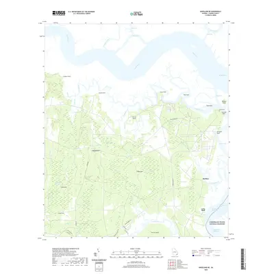 2020 Map of Kingsland NE, 2020 Print