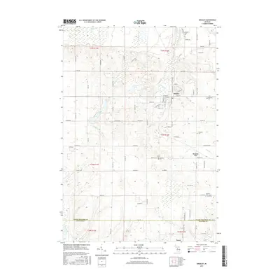 2017 Map of Kingsley, 2017 Print
