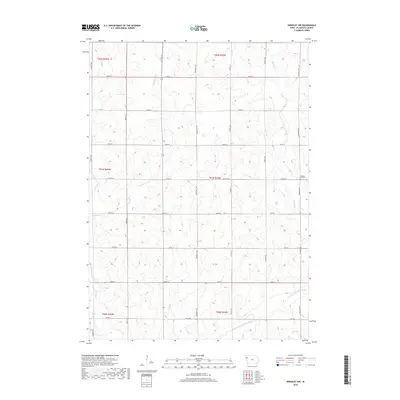 2018 Map of Kingsley NW, 2018 Print